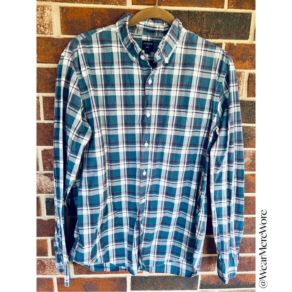 Men’s J Crew Long Sleeve Button Down - Large